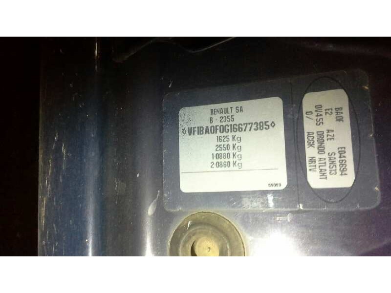 renault megane i berlina hatchback (ba0) del año 1997