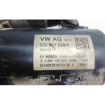 Recambio de motor arranque para seat altea xl (5p5) i-tech ecomotive referencia OEM IAM 02Z911024H  