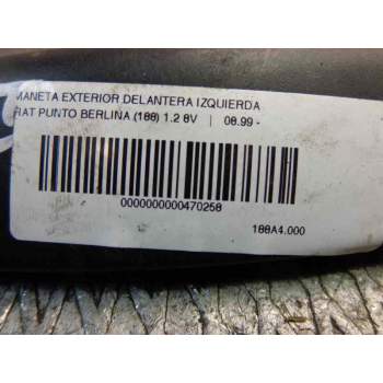 Recambio de maneta exterior delantera izquierda para fiat punto berlina (188) 1.2 8v referencia OEM IAM 0735275927  