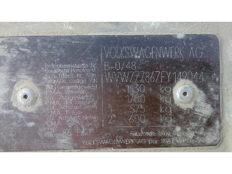 volkswagen polo (867/871/873) del año 1985