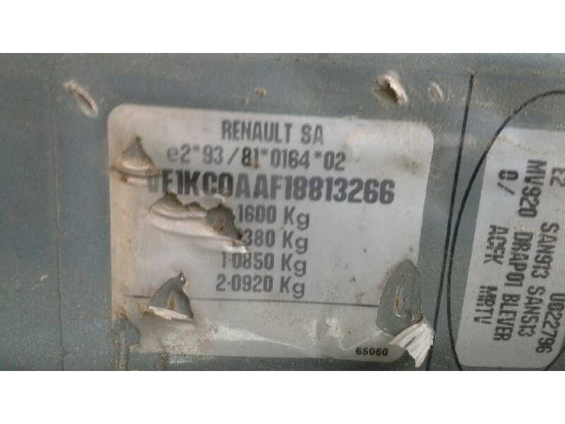 renault kangoo (f/kc0) del año 1999