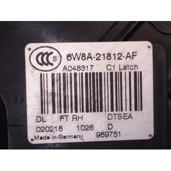 Recambio de cerradura puerta delantera derecha para land rover evoque 2.0 td4 cat referencia OEM IAM 6W8A21812AF  
