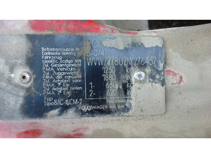 volkswagen polo (801/803) del año 1992