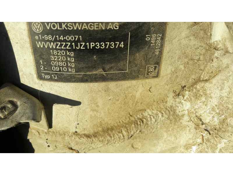 volkswagen golf iv berlina (1j1) del año 2000