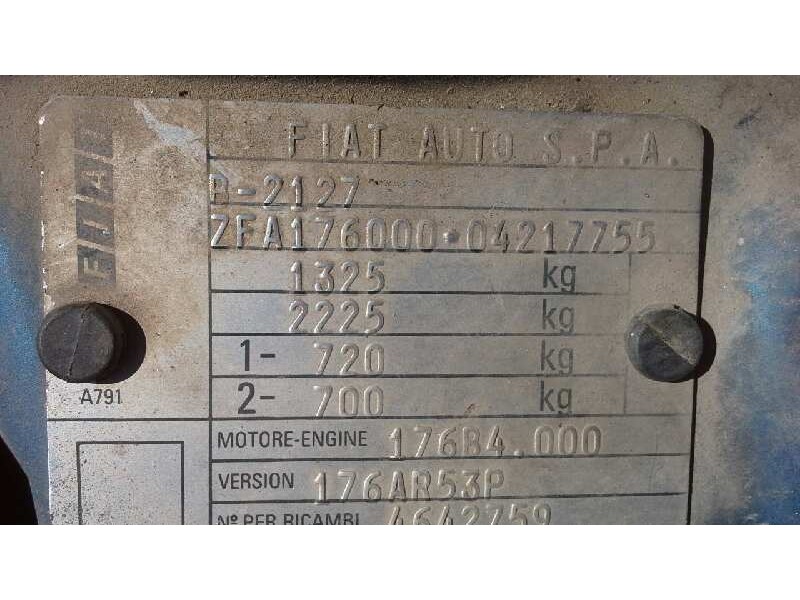 fiat punto berlina (176) del año 1996