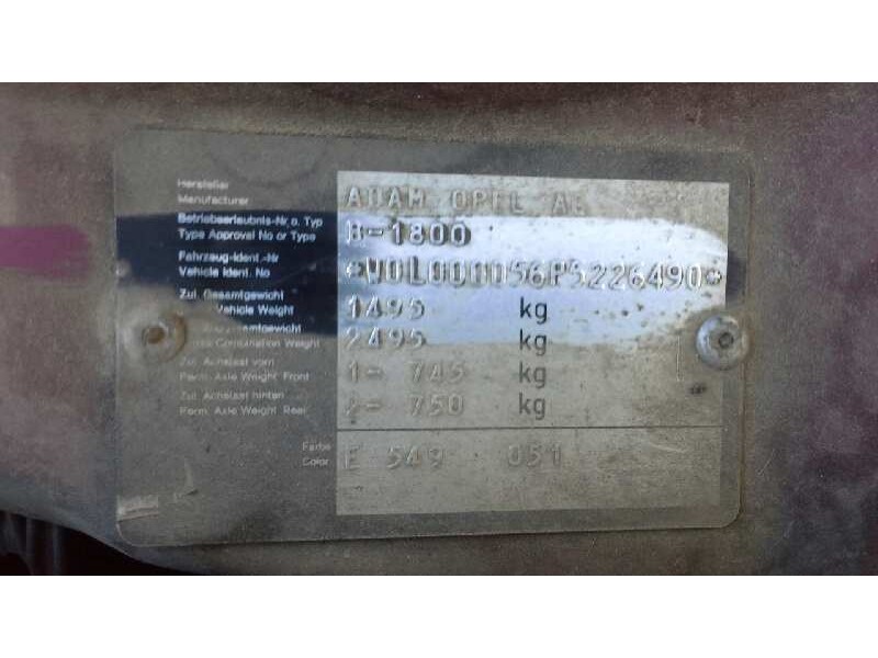 opel astra f berlina del año 1993