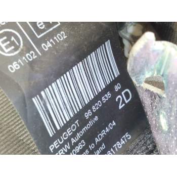 Recambio de cinturon seguridad trasero derecho para peugeot 5008 (0u_, 0e_) 1.6 16v referencia OEM IAM 9682053580  