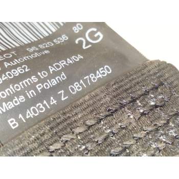 Recambio de cinturon seguridad trasero izquierdo para peugeot 5008 (0u_, 0e_) 1.6 16v referencia OEM IAM 9682053680  
