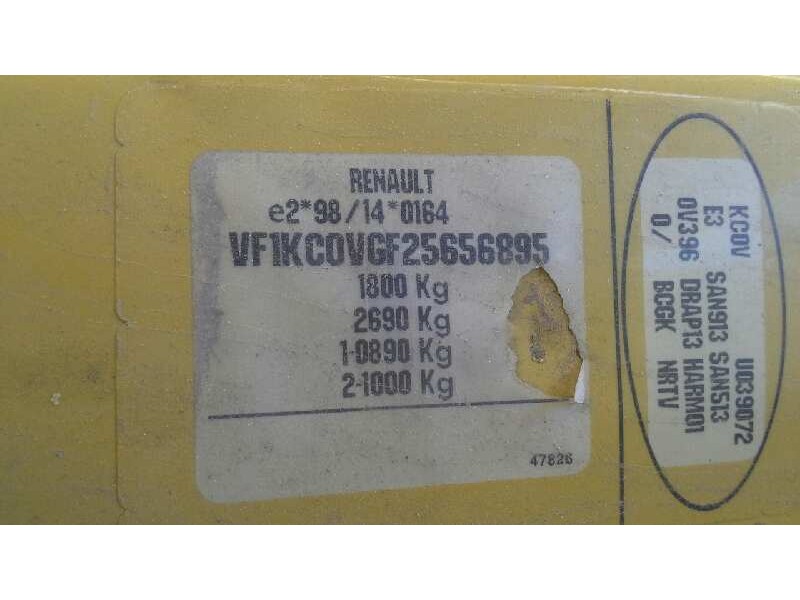 renault kangoo (f/kc0) del año 2001