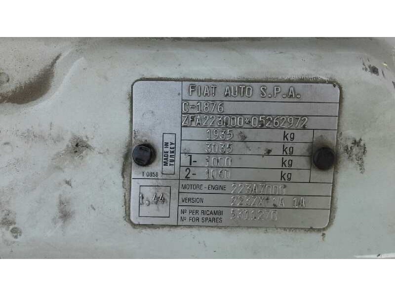 fiat doblo (119) del año 2004