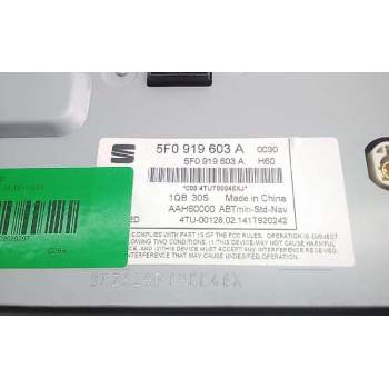 Recambio de pantalla multifuncion para seat leon sc (5f5) fr referencia OEM IAM 5F0919603A 1QB30S AAH60000ABT