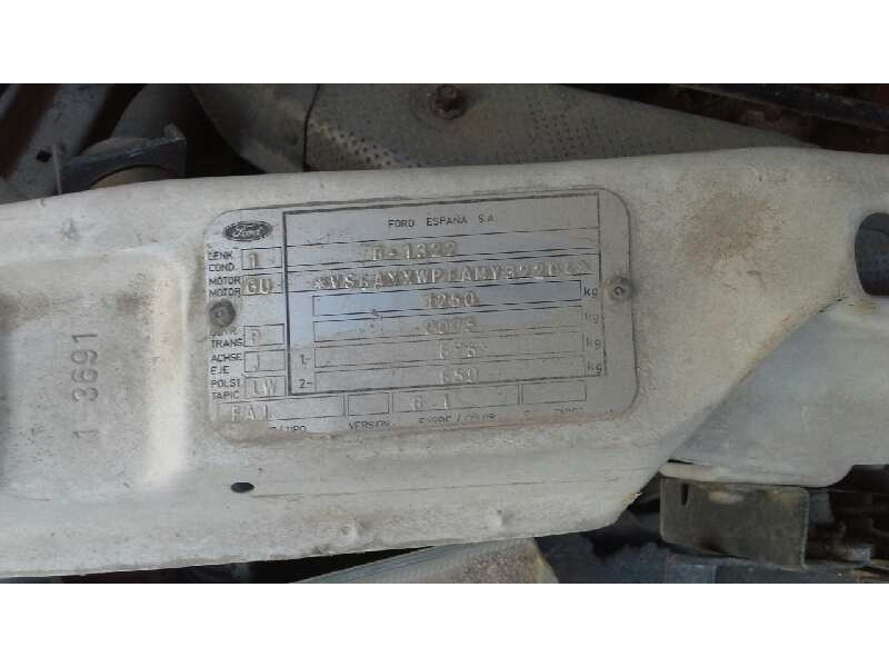 ford fiesta berl./courier del año 1991