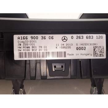 Recambio de cuadro instrumentos para mercedes-benz clase m (w166) referencia OEM IAM A1669003606 0263683120 