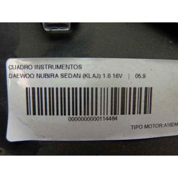 Recambio de cuadro instrumentos para daewoo nubira berlina 1.8 cat referencia OEM IAM   