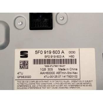 Recambio de pantalla multifuncion para seat leon (5f1) 2.0 cupra referencia OEM IAM 5F0919603  