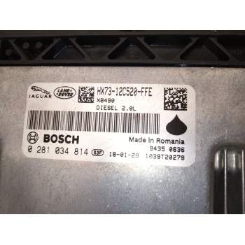 Recambio de centralita motor uce para land rover evoque 2.0 td4 cat referencia OEM IAM HX7312C520FFE 0281034814 