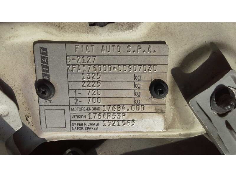 fiat punto berl. (176) del año 1998