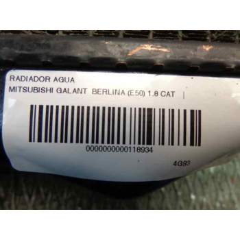 Recambio de radiador agua para mitsubishi galant berlina (e50) 1.8 cat referencia OEM IAM   