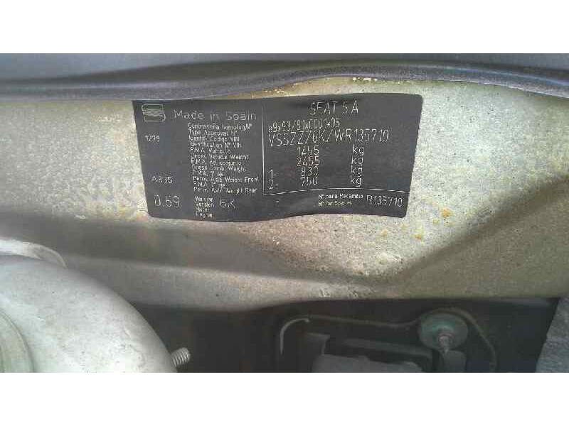 seat ibiza (6k) del año 1998