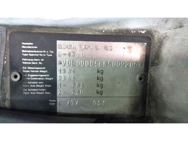 opel astra f berlina del año 1993