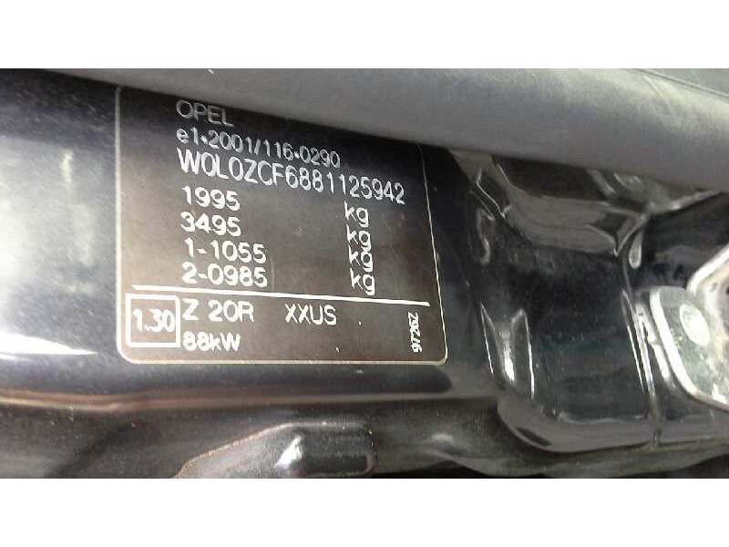 opel vectra c berlina del año 2008