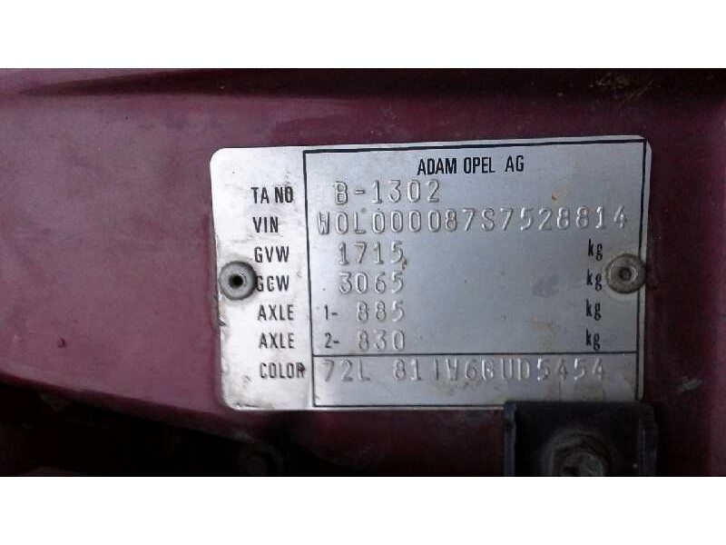 opel vectra a del año 1995