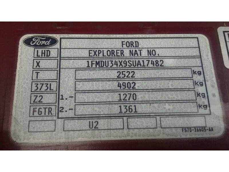 ford explorer del año 1995