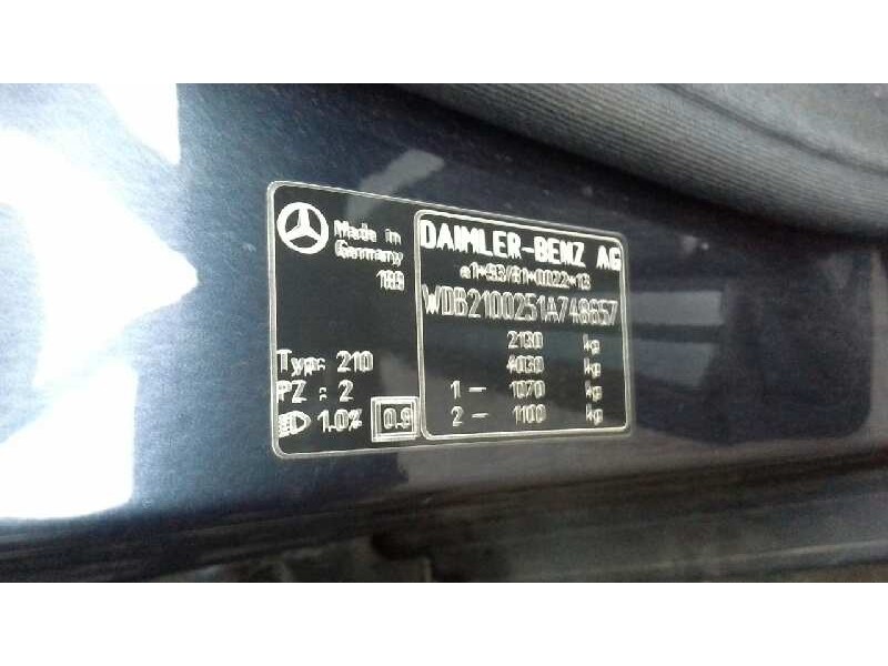 mercedes clase e (w210) berlina diesel del año 1998