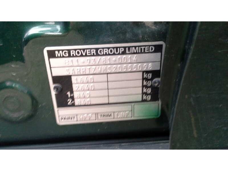 mg rover serie 45 (rt) del año 2001