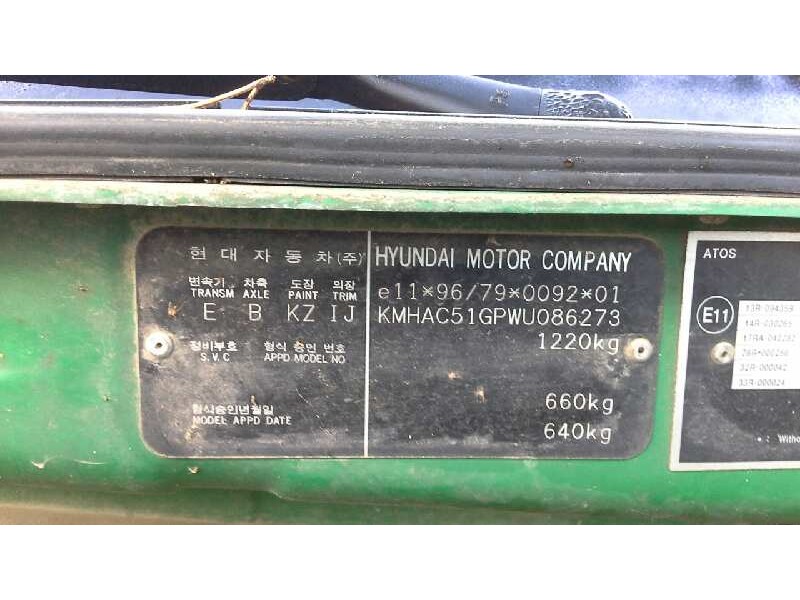 hyundai atos (mx) del año 1998