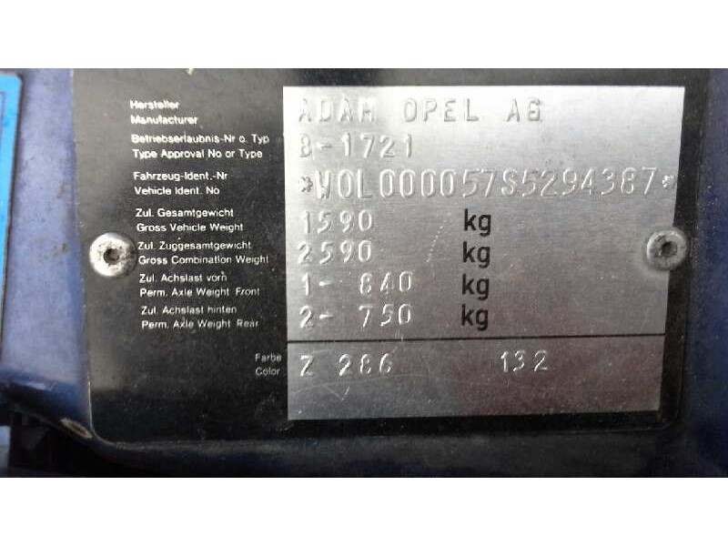 opel astra f berlina del año 1995