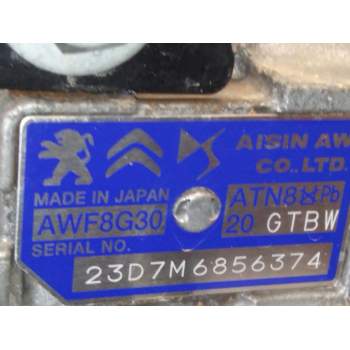 Recambio de caja cambios para peugeot referencia OEM IAM 20GTBW AWF8G30 