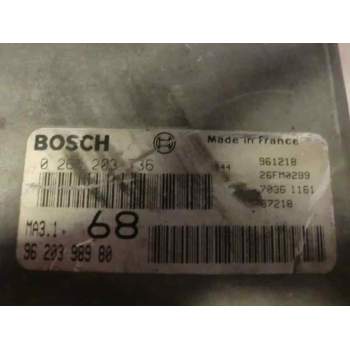 Recambio de centralita motor uce para citroën saxo 1.1 referencia OEM IAM 0261203736 9620398980 26FM0299