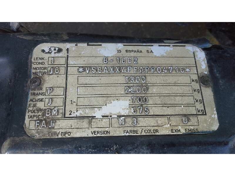 ford fiesta berl./courier del año 1993