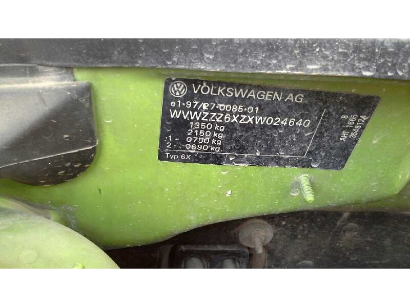 volkswagen lupo (6x1/6e1) del año 1998