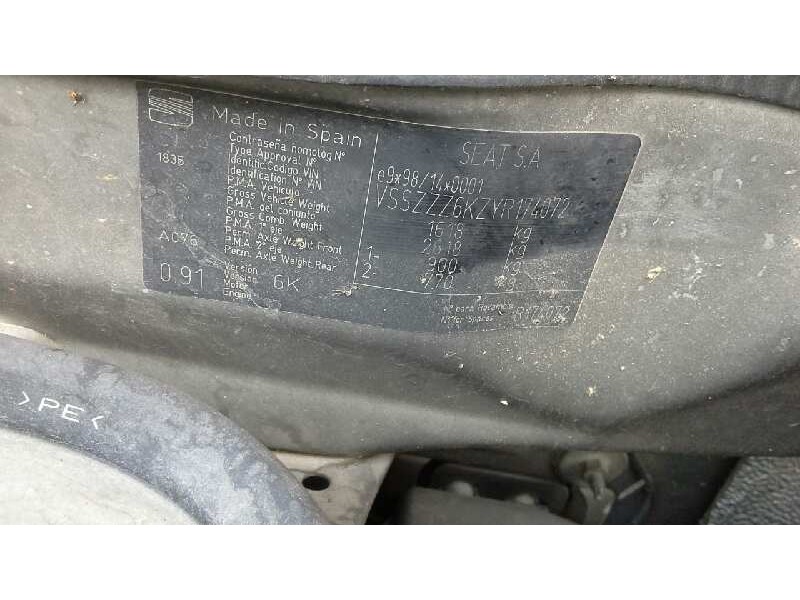 seat ibiza (6k1) del año 2000