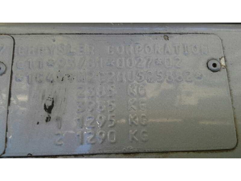 chrysler voyager (gs) del año 1998