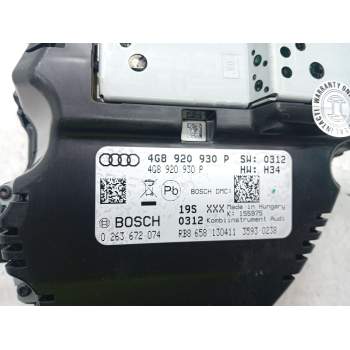 Recambio de cuadro instrumentos para audi a6 c7 (4g2, 4gc) 3.0 tdi quattro referencia OEM IAM 4G8920930P  