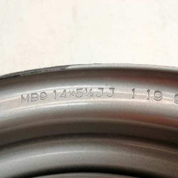 Recambio de llanta hierro para mazda cx-5 referencia OEM IAM 14-4-TORNILLOS  