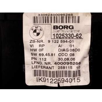 Recambio de cuadro instrumentos para bmw serie 3 touring (e91) 320i referencia OEM IAM 9122594  
