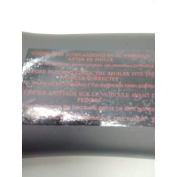 Recambio de aleron trasero para » otros... referencia OEM IAM AUTO-SPOILER F-306 UNIVERSAL 136 CM LARGO