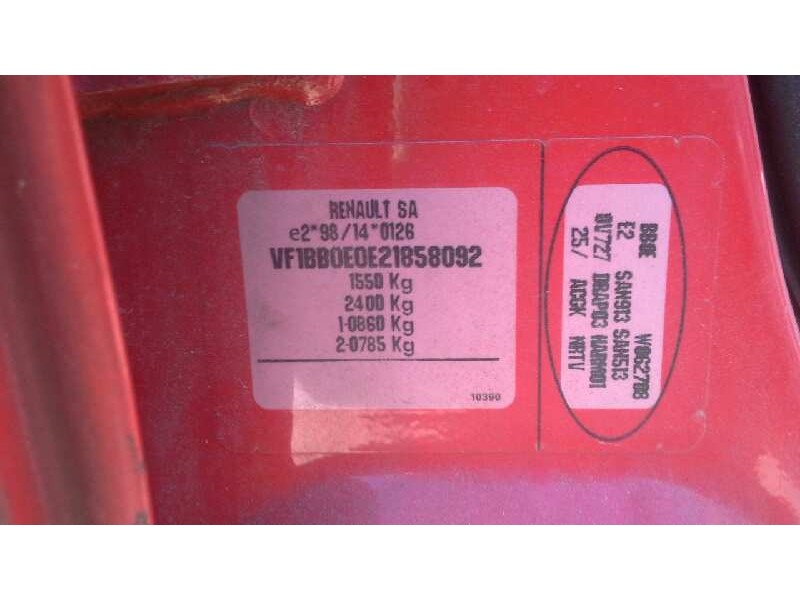 renault clio ii fase i (b/cbo) del año 2000