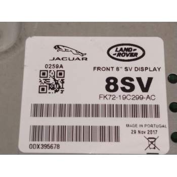 Recambio de pantalla multifuncion para land rover evoque 2.0 td4 cat referencia OEM IAM FK7219C299AC  
