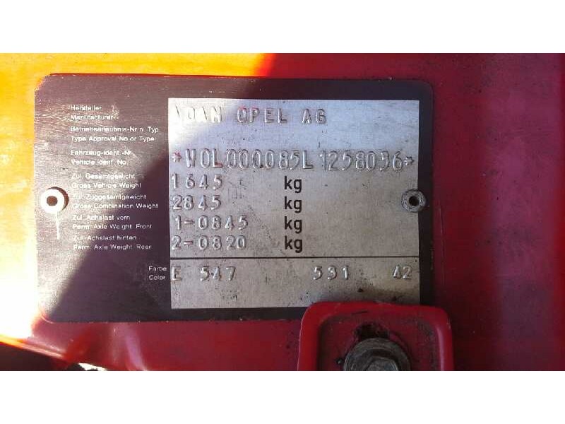 opel calibra del año 1991