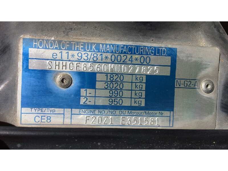 honda accord berlina (cc/ce) del año 1997