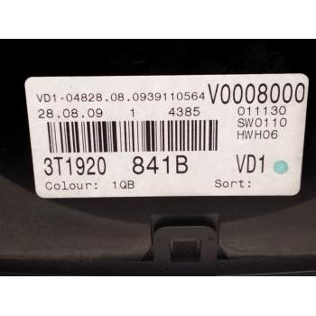 Recambio de cuadro instrumentos para skoda superb ii (3t4) 1.8 tsi 4x4 referencia OEM IAM 3T1920841  
