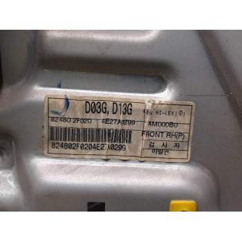 Recambio de elevalunas delantero derecho para kia cerato 1.6 lx familiar (5-ptas.) referencia OEM IAM 824022F010  