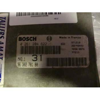 Recambio de centralita motor uce para citroën saxo 1.1 referencia OEM IAM 0261204622 9630278180 26FM0443
