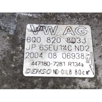 Recambio de compresor aire acondicionado para skoda fabia i combi (6y5) 1.9 tdi referencia OEM IAM 6Q0820803J  