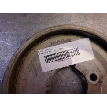 Recambio de polea cigueñal para citroën c3 1.4 referencia OEM IAM 9621543580  